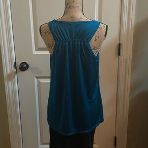 Banana Republic Teal Women's Tank Top
